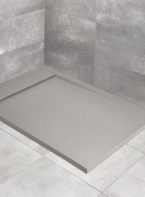 Brodzik prostokątny TEOS F CEMENTO Radaway | Strefa kąpieli