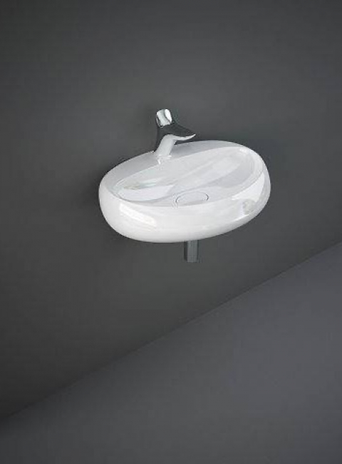 cloud umywalka nablat owalna 65x44cm z otworem połysk