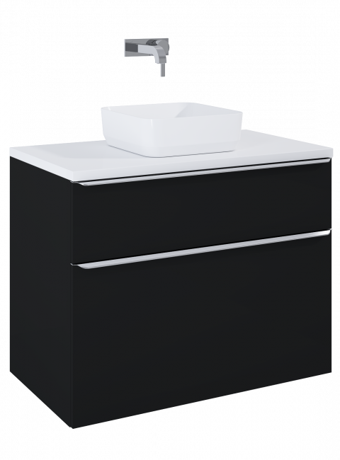 SZAFKA LOFTY 90 2S BLACK MATT PDW