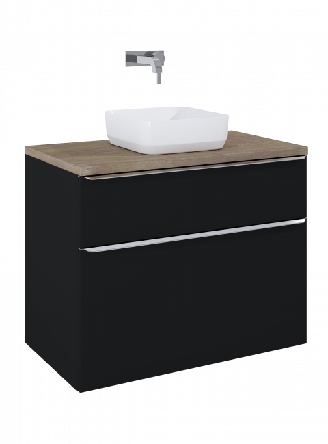 SZAFKA LOFTY 90 2S BLACK MATT PDW