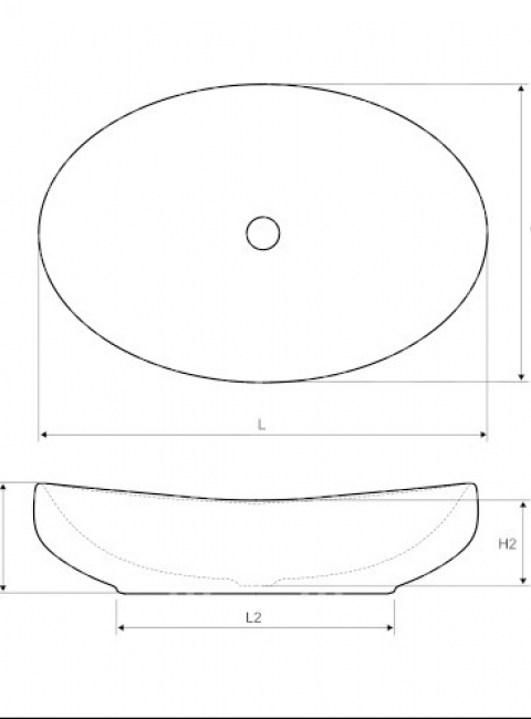 Excellent Filina 2.0 umywalka nablatowa