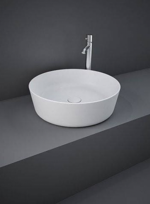 feeling slim nablatowa okrągła 42 cm biały mat