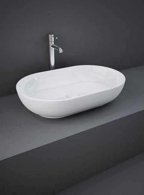 eeling umywalka slim owalna 55 cm biały połysk
