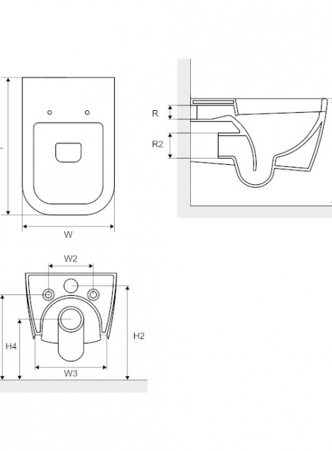 Quadra komplet WC Excellent