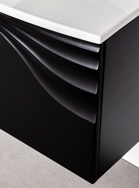 Szafka Sanitti Asso 60 czarna z uchwtem czarnym AS-60-C-6