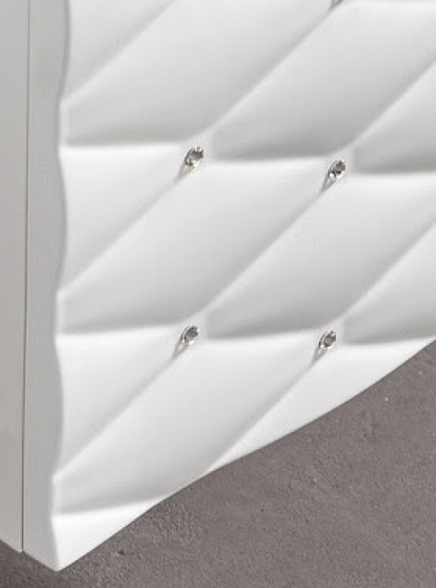 Szafki łazienkowe 2 x 60 cm Sanitti Lira 2 x LS-60/33/SVS front z kryształkami 