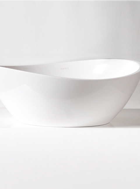 Umywalka nablatowa dolomitowa Sanitti TRE