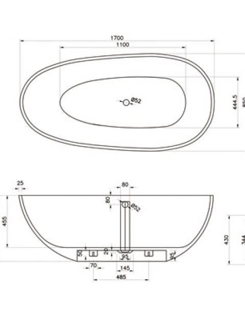 Wanna wolnostojąca Sanitti Tre XL