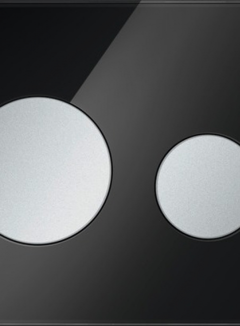 TECEloop przycisk spłukujący do WC ze szkła