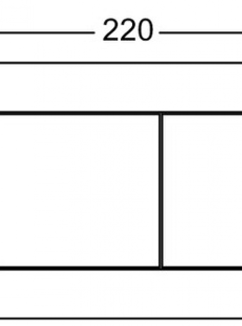 TECEnow przycisk spłukujący do WC z tworzywa