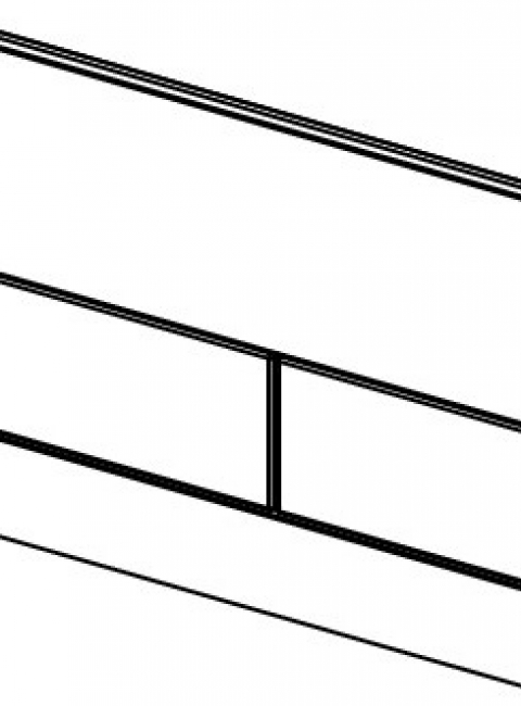 TECEsquare przycisk spłukujący do WC ze szkła