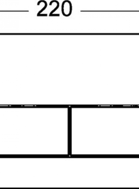 TECEsquare przycisk spłukujący do WC ze szkła