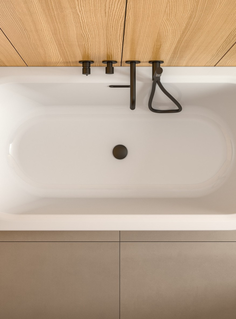 Wanna wolnostojąca z przelewem Strefa Kąpieli