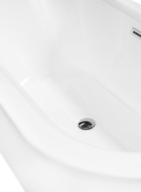 Wanna wolnostojąca z przelewem Strefa Kąpieli