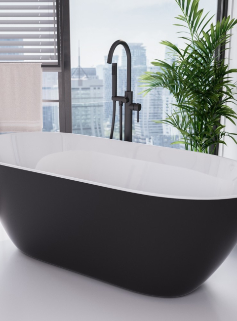 Wanna wolnostojąca Moya B&W / Matt Strefa Kąpieli