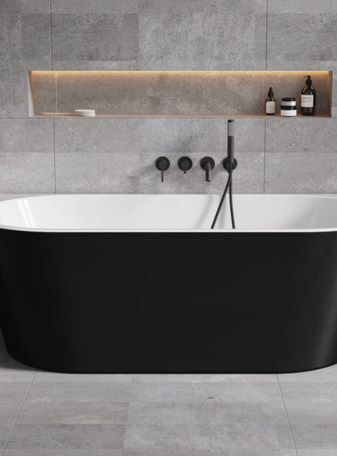 Wanna wolnostojąca Vica New B&W / Matt klik-klak