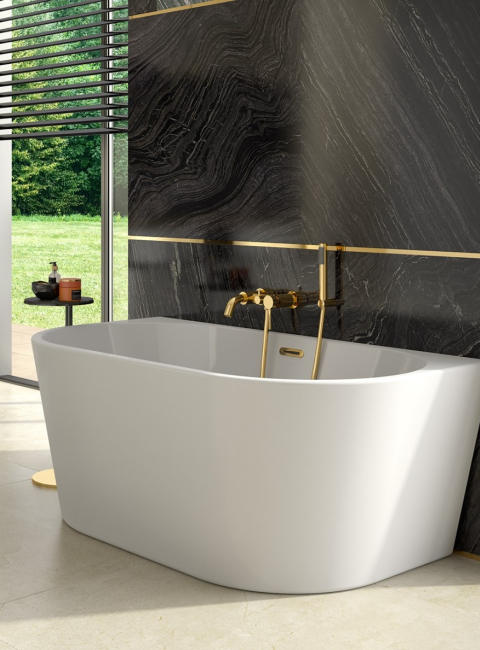 Wanna wolnostojąca Vica New przelew szczelinowy