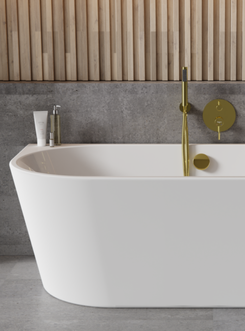 Wanna wolnostojąca Vica New z syfonem z napełnieniem przez przelew