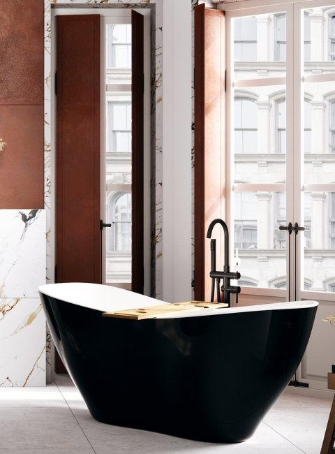 Wanna wolnostojąca Viya B&W / Matt