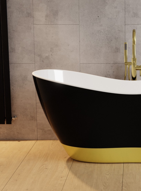 Wanna wolnostojąca Viya B&W / Matt