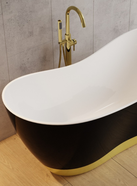 Wanna wolnostojąca Viya B&W / Matt