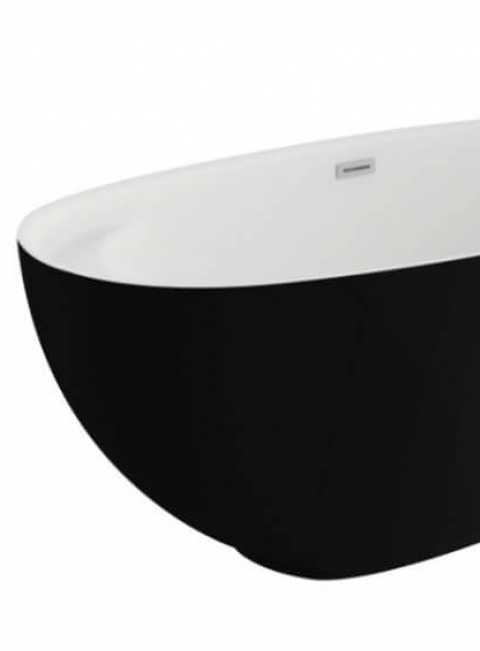 Wanna wolnostojąca z półką KIVI 165 x 75 cm