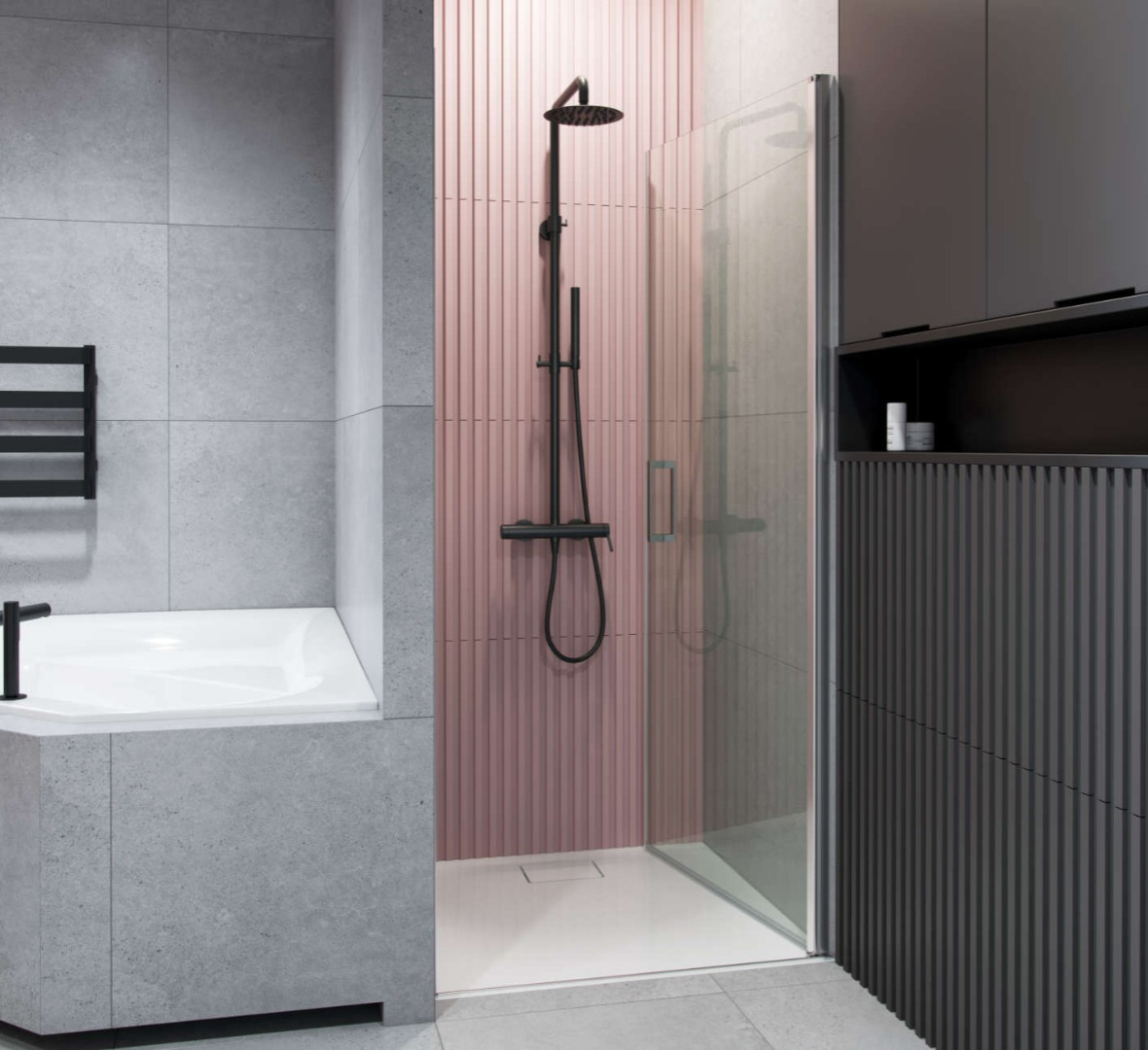 Nowoczesna łazienka z prysznicem – funkcjonalny projekt krok po kroku (perspektywa projektanta)